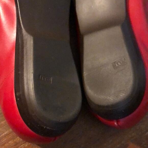 Johansen Preppy Academia Studious Preppy Academia Red Leather Penny Loafers - Picture 10 of 10